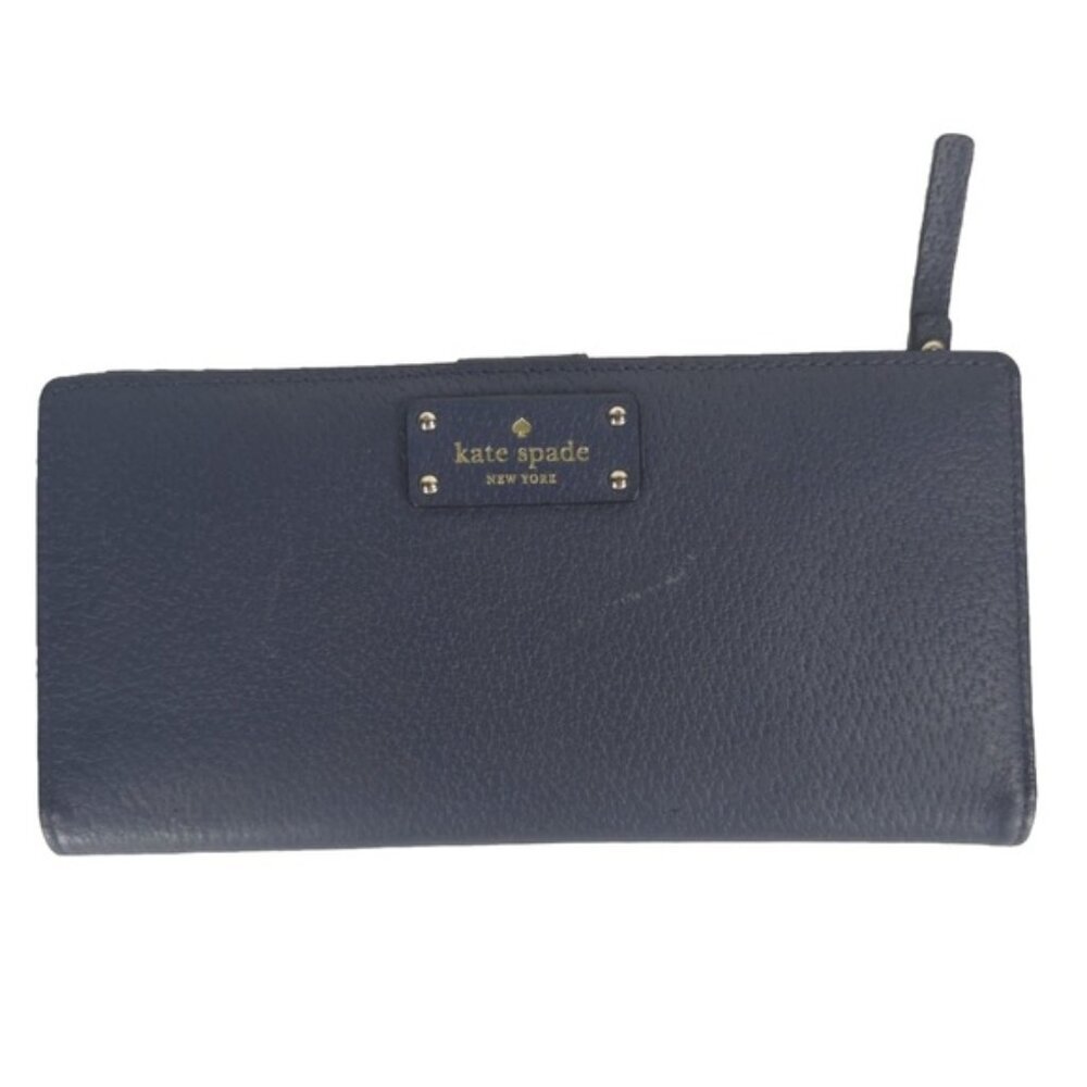 Kate Spade New York Folder Wallet Snap Closure Back Travel Wellesley Emperor 8x4